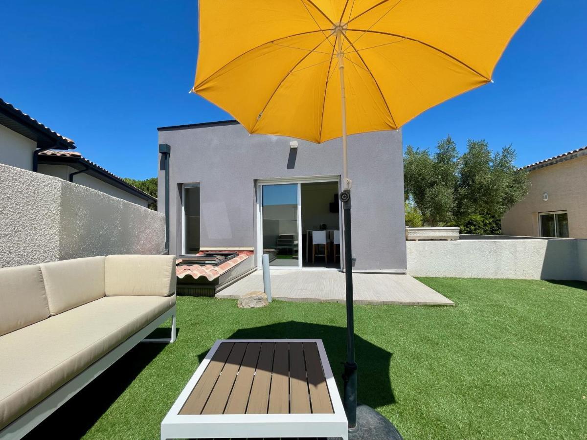 Appartement Souplex Jardin Proche Autoroute, Plages Et Attractions, Wifi - Tv, Calme Bessan エクステリア 写真