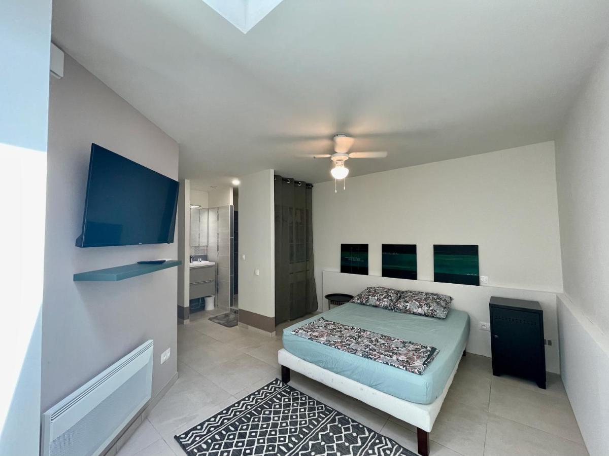 Appartement Souplex Jardin Proche Autoroute, Plages Et Attractions, Wifi - Tv, Calme Bessan エクステリア 写真